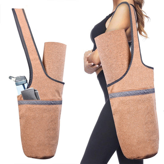 SamadhiYogi - Eco-Friendly Cork Yoga Bag - Happygadgetplaza2023