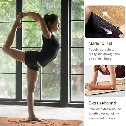 SamadhiYogi Beginner's Bliss Yoga Mat - Happygadgetplaza2023